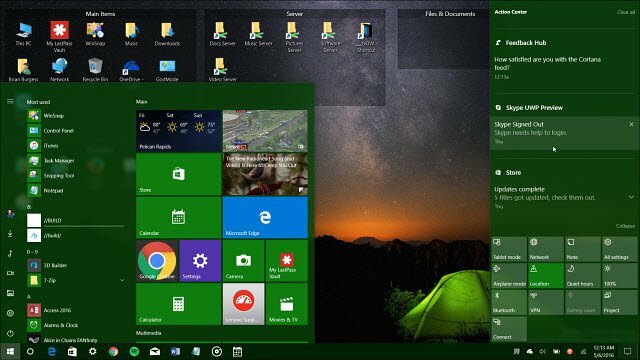 Pembaruan Peringatan Mode Tua Windows 10