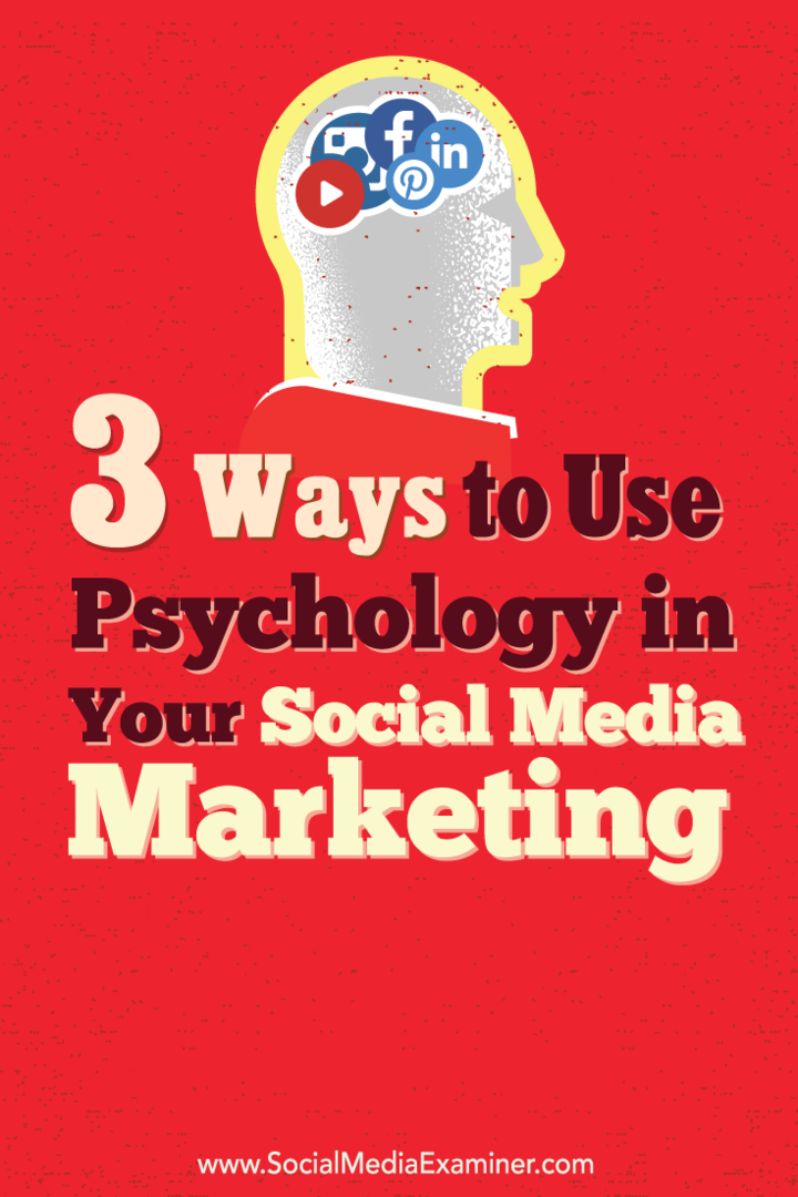 media sosial dan prinsip pemasaran psikologis