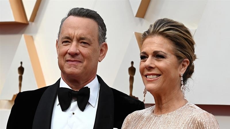 Tom Hanks dan istrinya Rita Wilson