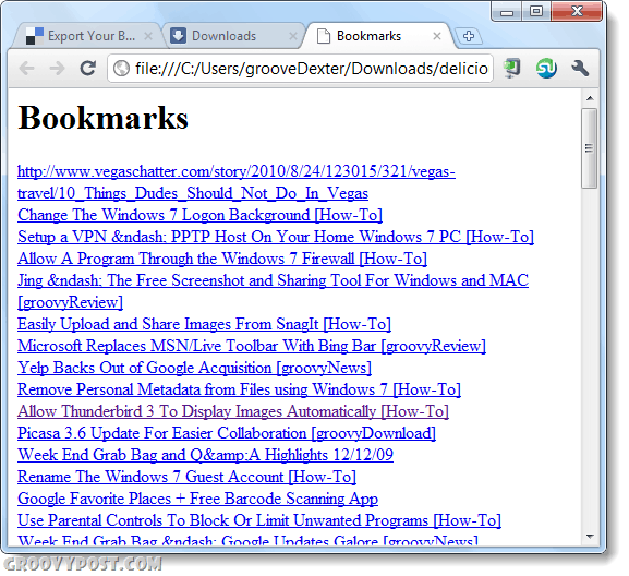 cadangan bookmark lezat ke file html