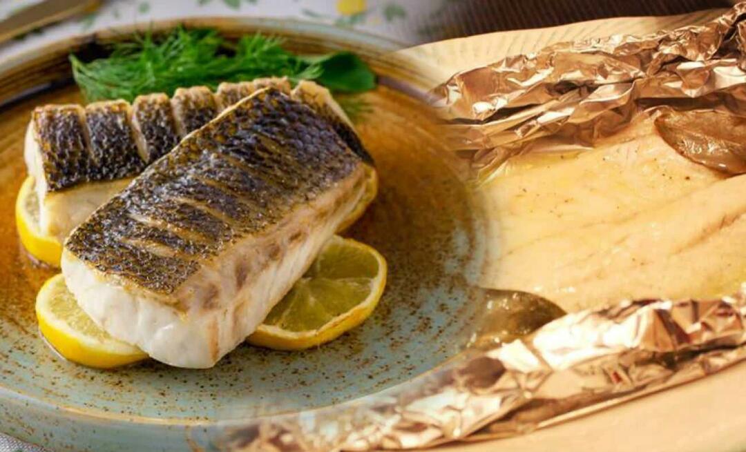 Resep Bacon Sea Bass! Bagaimana cara membuat ikan bass Mehmet Şef dengan resep bacon? 