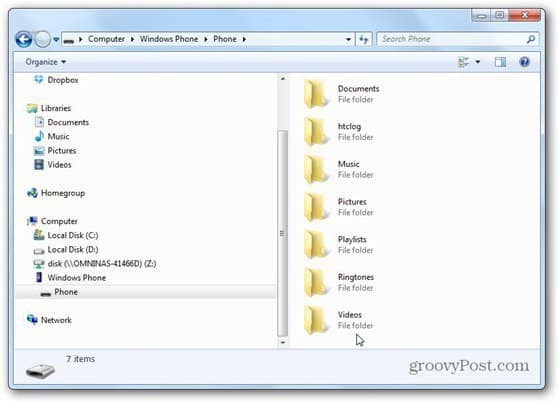 windows phone 8 menelusuri file explorer