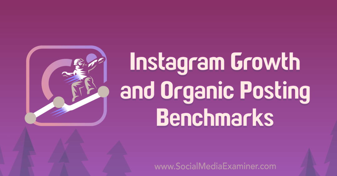 Pertumbuhan Instagram dan Benchmark Posting Organik oleh Michael Stelzner. 