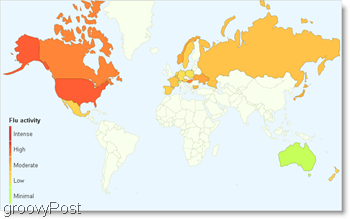 lihat tren flu google di seluruh dunia, sekarang di 16 negara tambahan