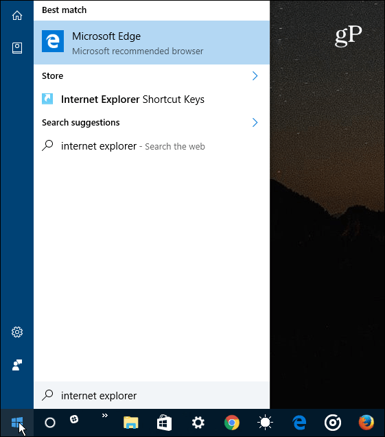 Cara Mematikan Internet Explorer di Windows 10