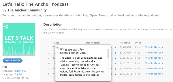 jangkar podcast komunitas dengan ombak di iTunes