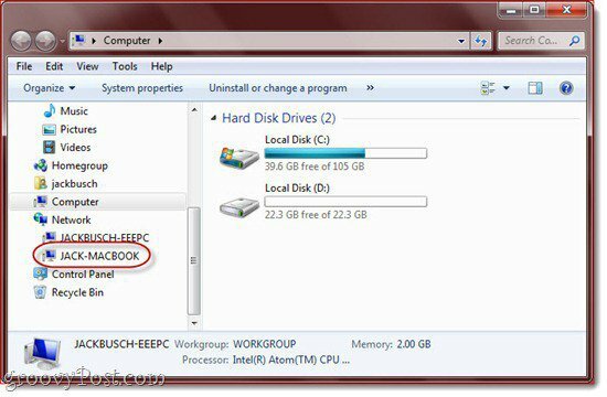 Cara Berbagi File dan Folder antara OS X dan Windows 7