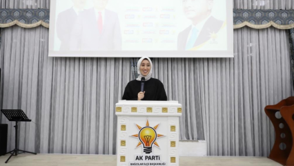 Anggota Parlemen Istanbul Party AK Rümeysa Kadak berbicara tentang proyek mereka