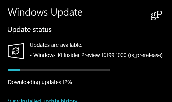 Microsoft Ships Windows 10 Insider Preview Build 16199, Termasuk Fitur Baru