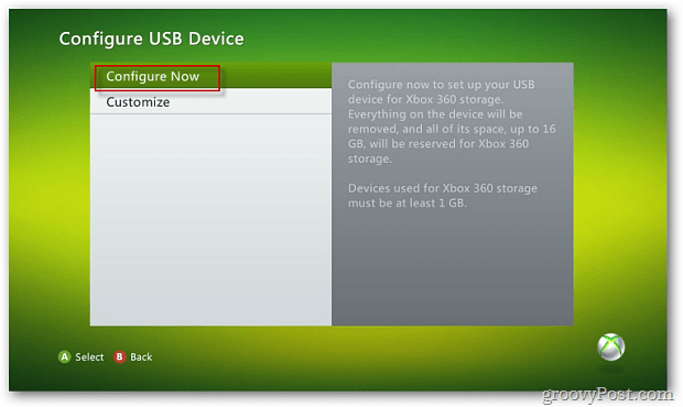 Konfigurasikan Perangkat USB