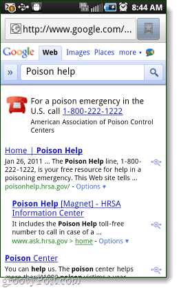 nomor bantuan google poison