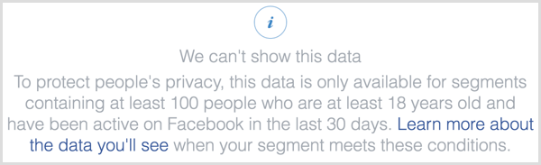 Piksel Facebook kami tidak dapat menampilkan pesan data ini