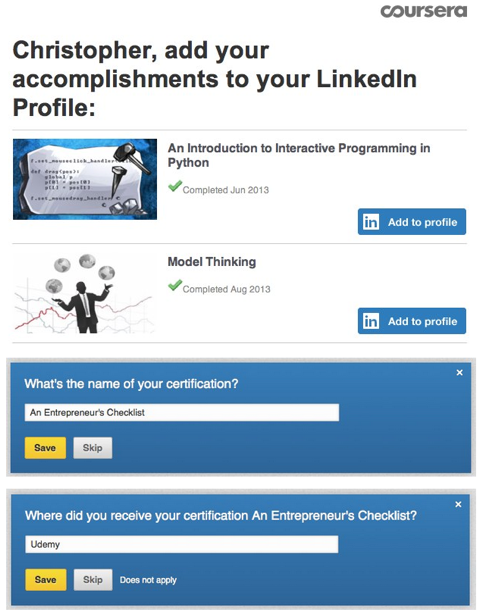 linkedin tambahkan sertifikasi