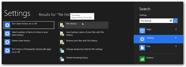 Cara Mengaktifkan Riwayat File Windows 8