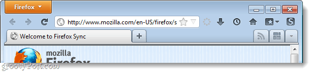 Firefox 4 tab bar diaktifkan