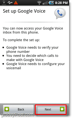 Google Voice di Android Mobile Masuk