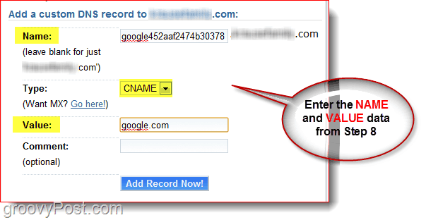 Kelola DNS Domain Anda di Dreamhost.com CNAME
