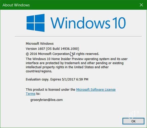 Microsoft Merilis Windows 10 Insider Preview Build 14936