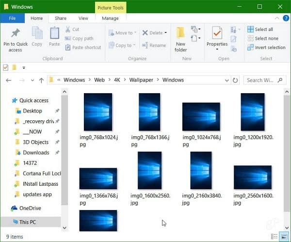 Inilah Cara Menemukan Wallpaper Windows 10