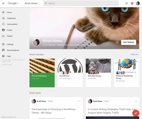 desain profil google plus baru