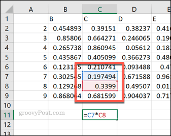 Referensi sel tunggal di Excel