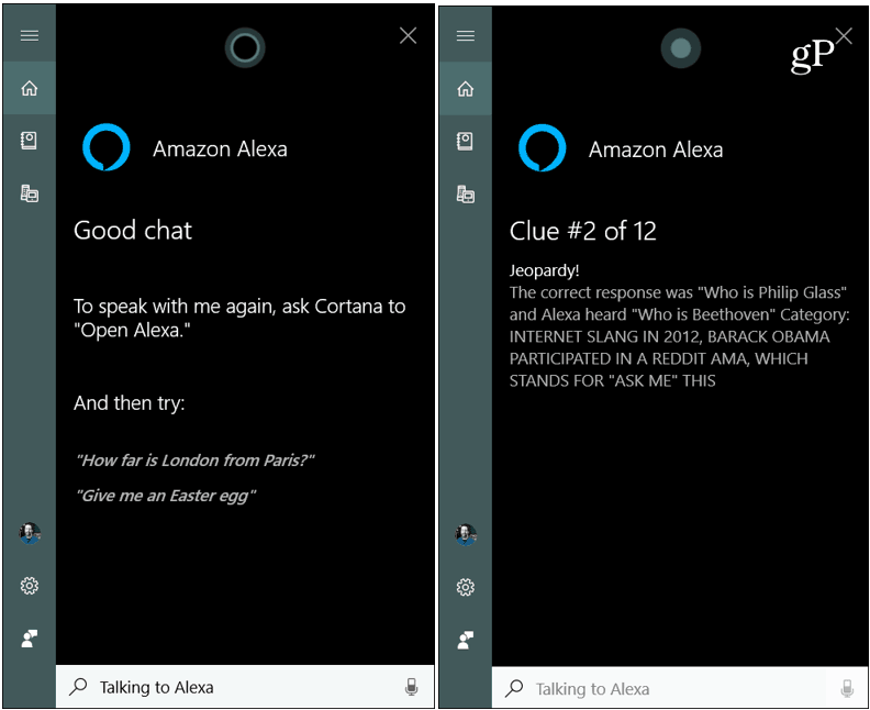 Menggunakan Keterampilan Alexa melalui Windows 10