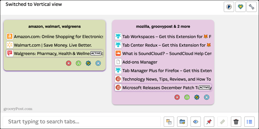 Tab Manager Plus untuk Firefox