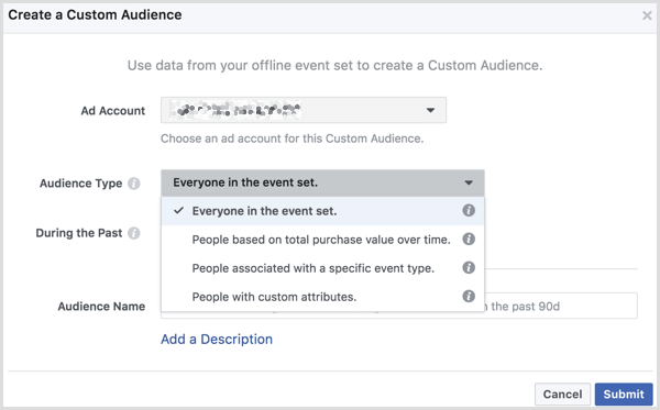 Facebook membuat audiens khusus dari acara offline