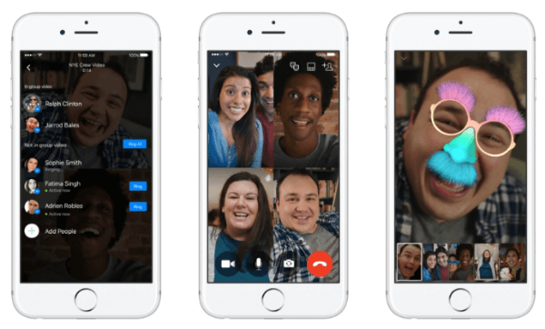 Facebook Messenger meluncurkan fitur obrolan video grup di Android, iOS dan Web.