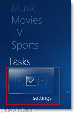 Windows 7 Media Center - klik tugas> <noscript> <img style =