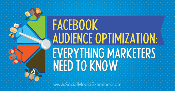 optimasi audiens facebook untuk pemasar