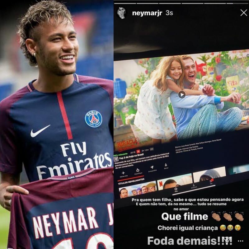 Pemain sepak bola terkenal di dunia Neymar membagikan film Turki dari akun media sosialnya!