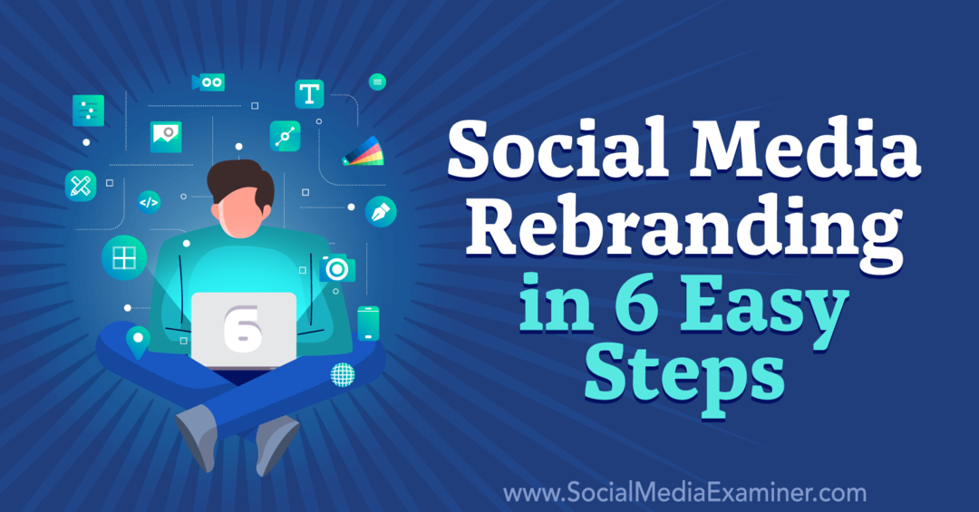 Rebranding Media Sosial dalam 6 Langkah Mudah oleh Corinna Keefe di Penguji Media Sosial.