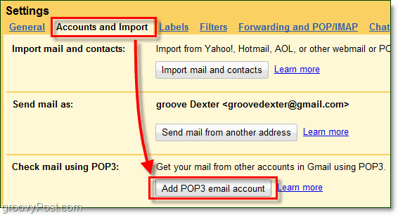 impor email pihak ketiga eksternal ke gmail tanpa penerusan