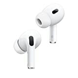 Earbud Nirkabel Apple AirPods Pro (Generasi ke-2) dengan Casing Pengisi Daya MagSafe. Peredam Kebisingan Aktif, Audio Spasial yang Dipersonalisasi, Kesesuaian yang Dapat Disesuaikan, Headphone Bluetooth untuk iPhone