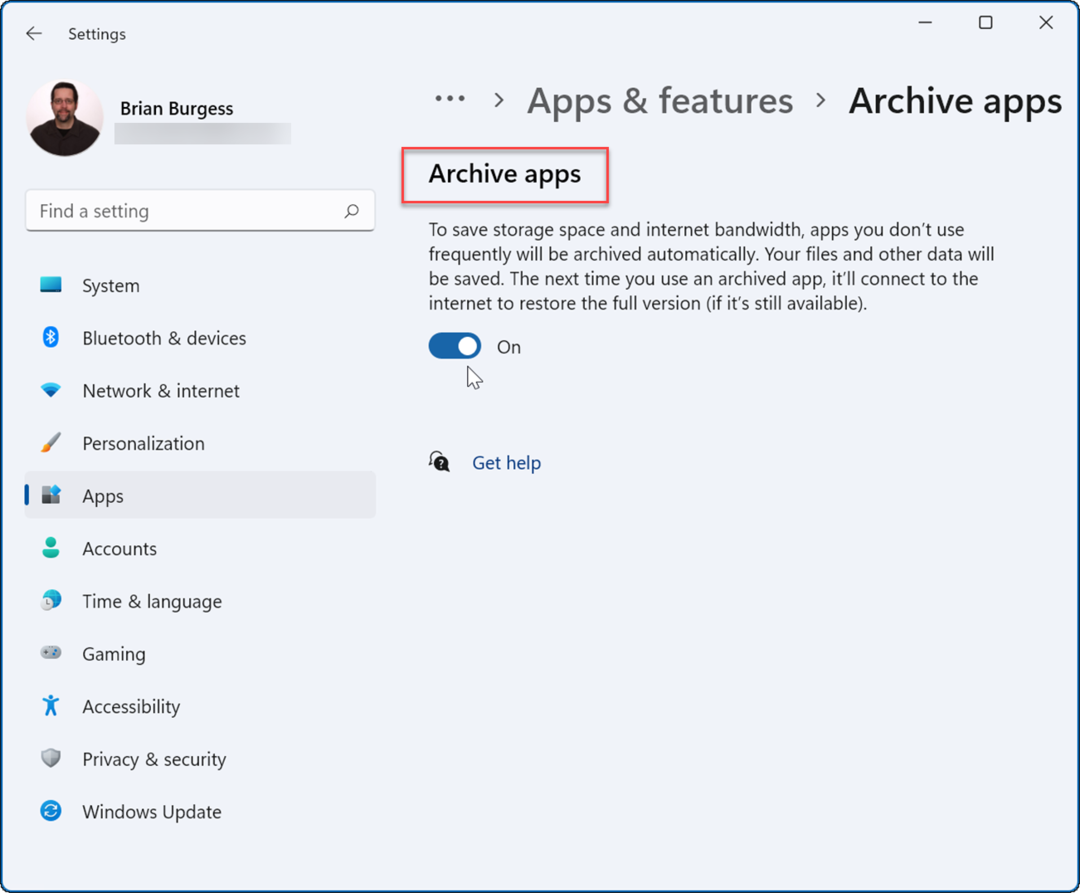Cara Mengaktifkan Aplikasi Arsip di Windows 11