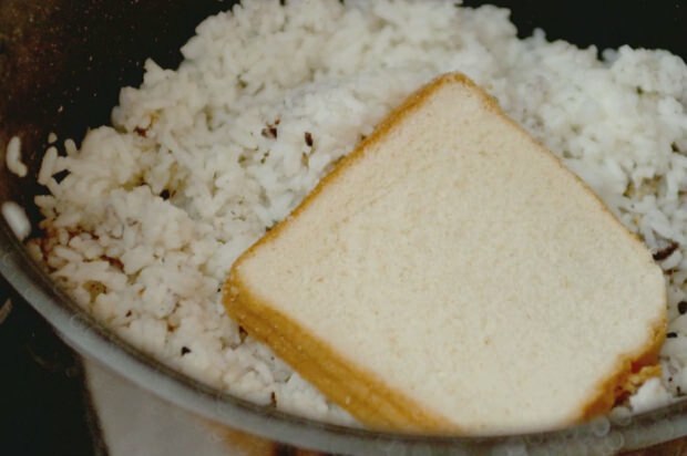 Jika Anda menaruh roti di atas nasi ...