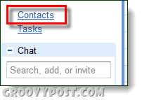 tab kontak aplikasi google