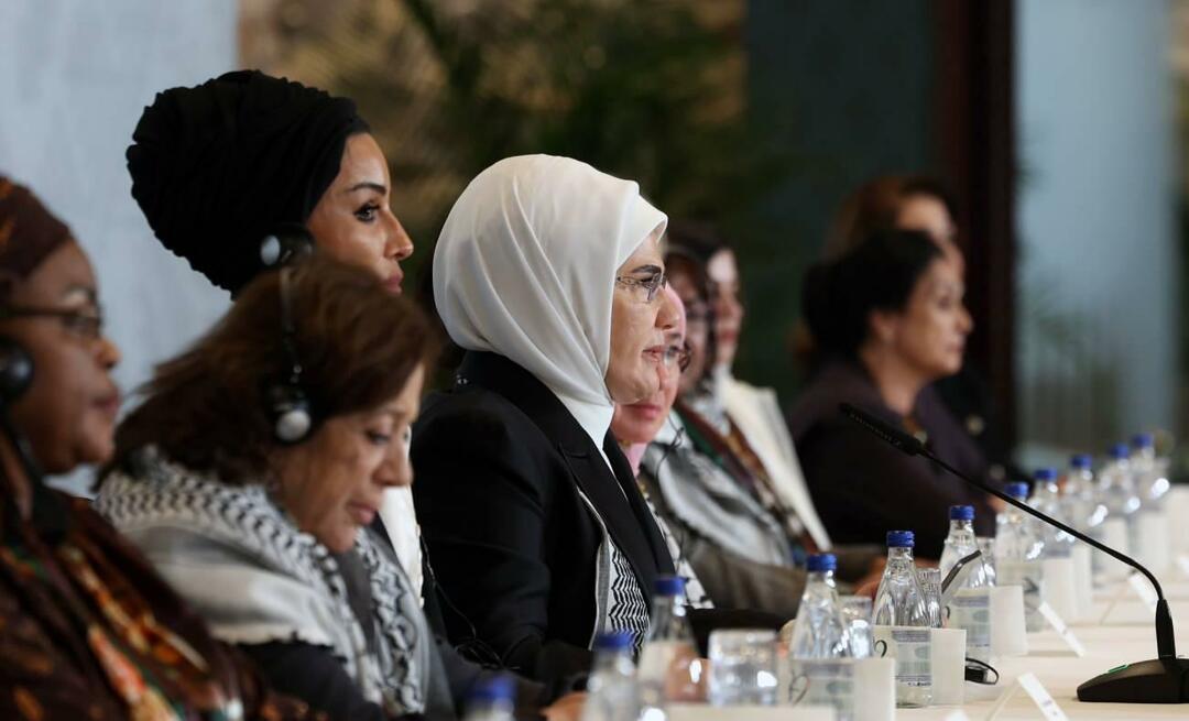 Berbagi Satu Hati untuk Palestina dari Ibu Negara Erdoğan! "Kami bertekad untuk melanjutkan solidaritas kami!"