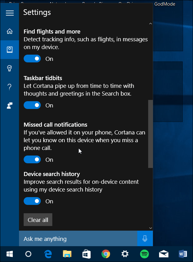 Peningkatan Cortana