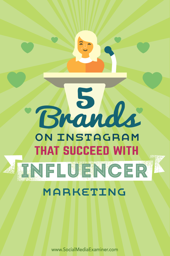lima merek sukses dengan pemasaran influencer instagram