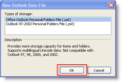 Buat File Data Outlook Baru:: groovyPost.com