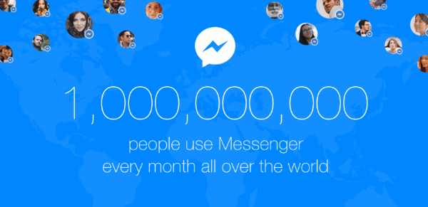 facebook messenger satu miliar pengguna