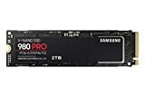 SAMSUNG 980 PRO SSD 2TB PCIe NVMe Gen 4 Gaming M.2 Internal Solid State Drive Kartu Memori, Kecepatan Maksimum, Kontrol Termal, MZ-V8P2T0B