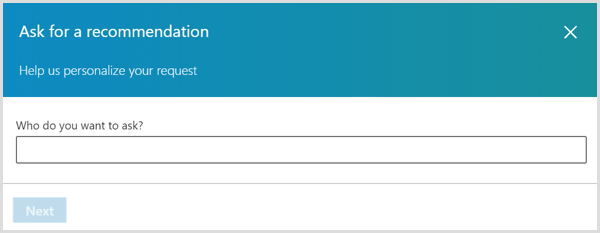 Alat untuk meminta rekomendasi di LinkedIn