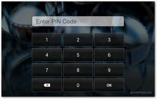 Layar Kunci Kindle Fire HD Masukkan PIN