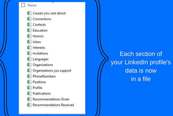 file csv arsip linkedin