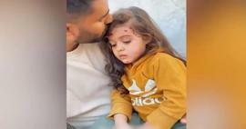 Israel membantai keluarganya! Orang Palestina kecil patah hati