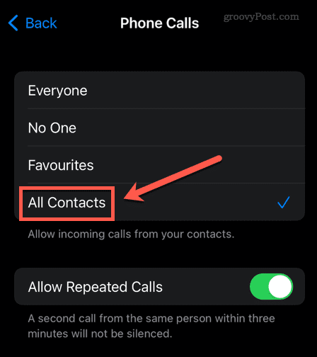 izinkan semua kontak iphone