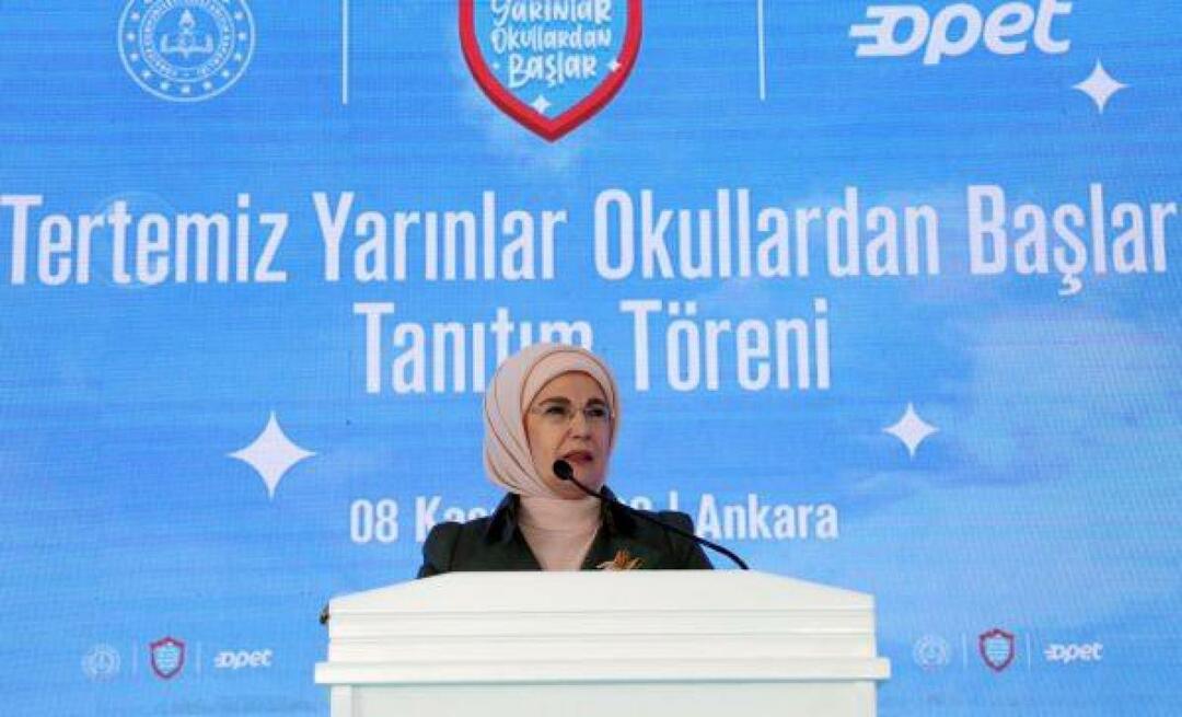 Emine Erdoğan berpartisipasi dalam program promosi 